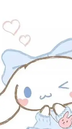 ai character: cinnamonroll  background