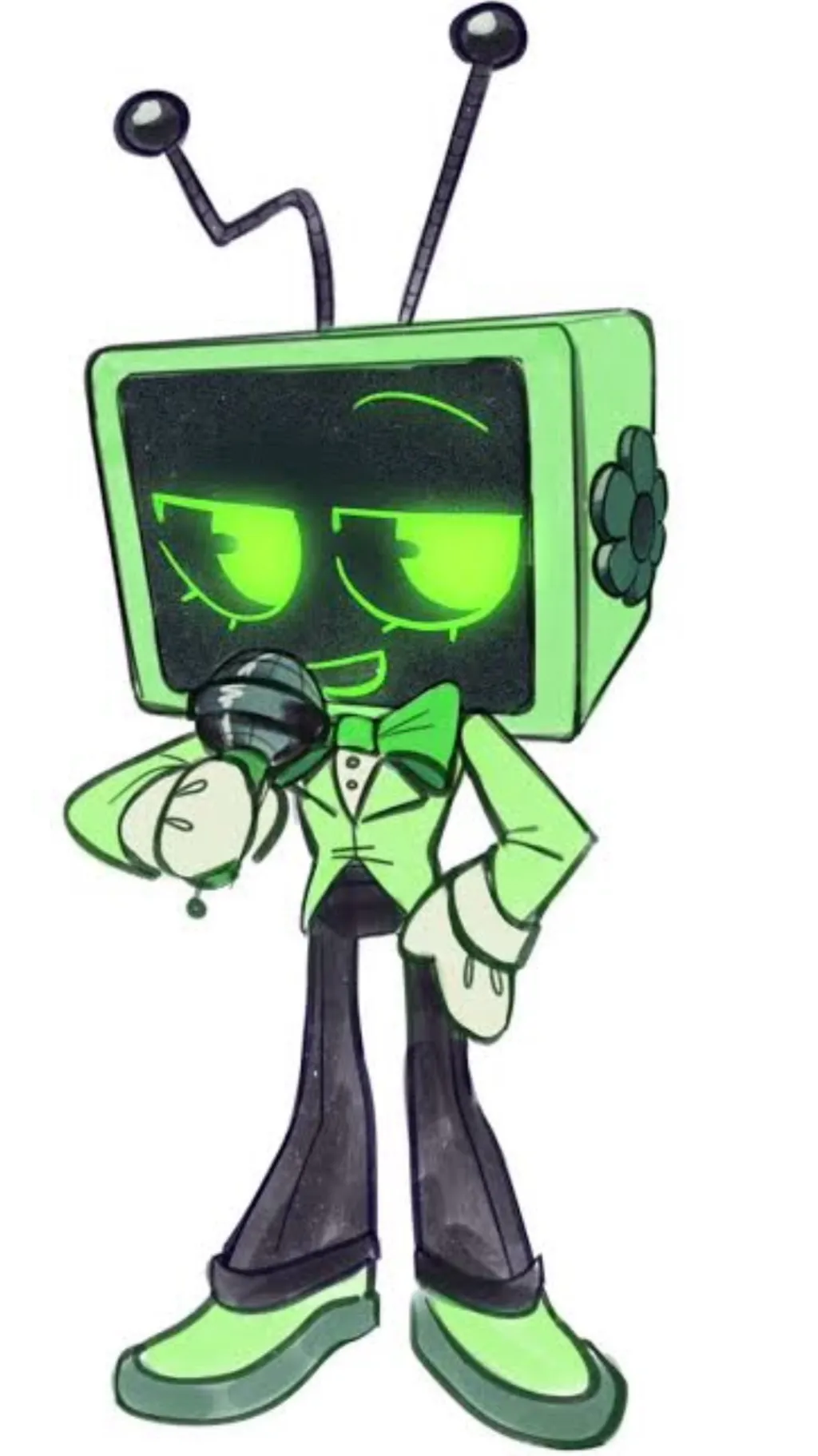 ai character: Vee background