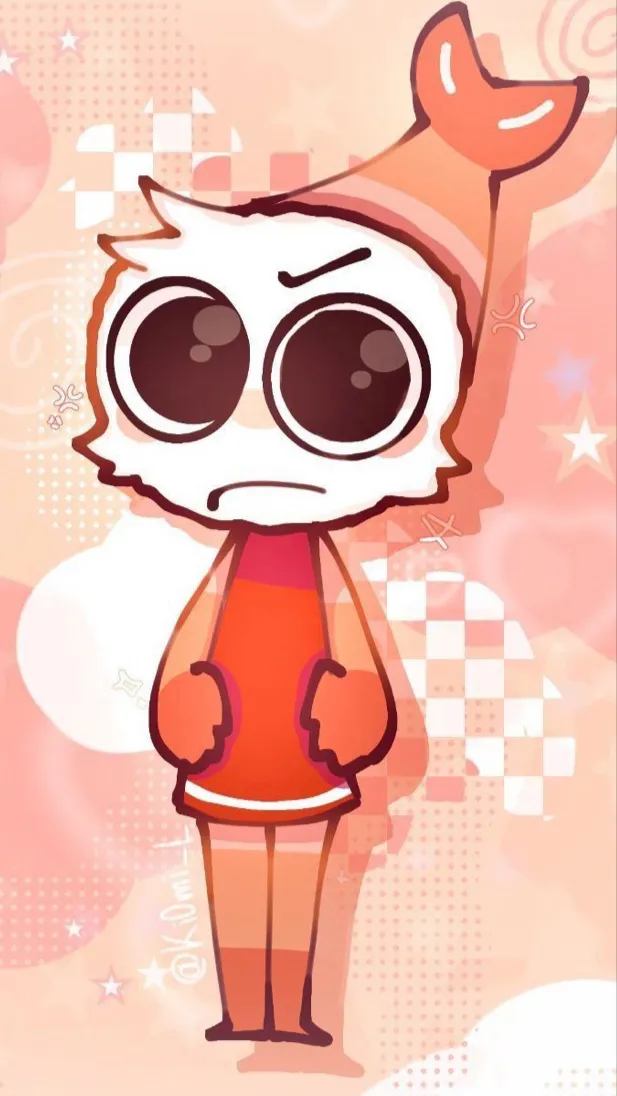 ai character: Shrimpo background
