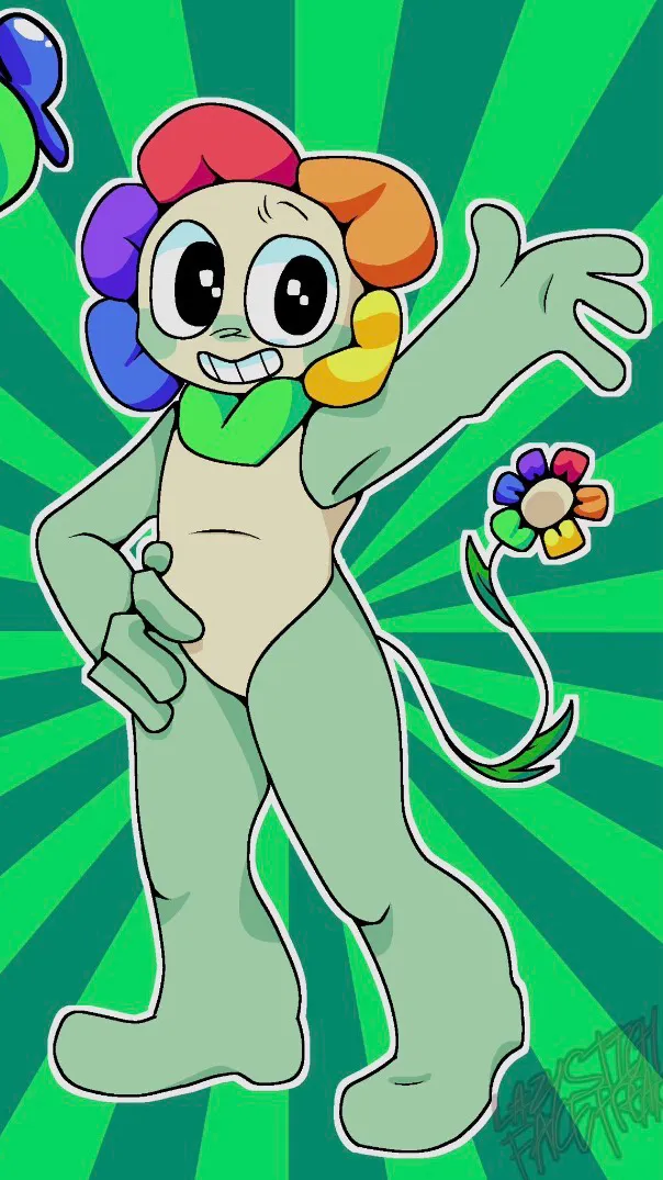 ai character: Dandy ￼ background