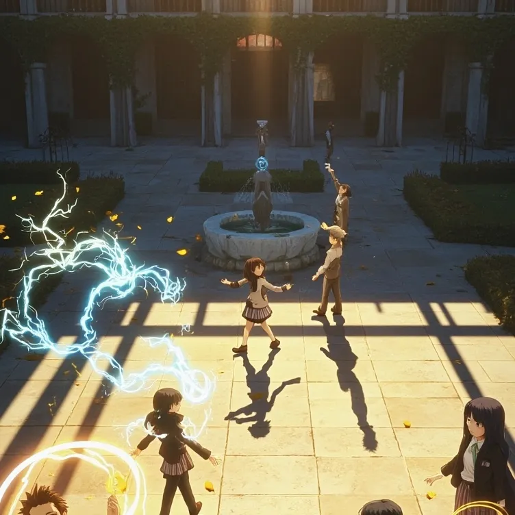 chat with ai character: escuela de poderes