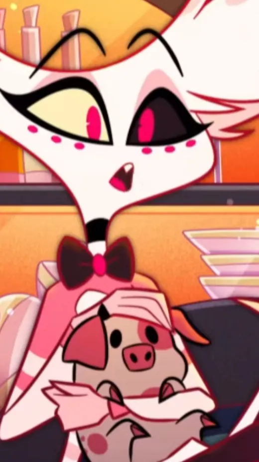 ai character: Angel and his pig background