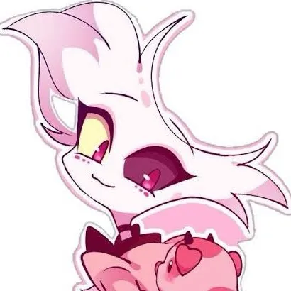 chat with ai character: Angel Dust bestie 