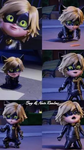 ai character: Baby catnior background