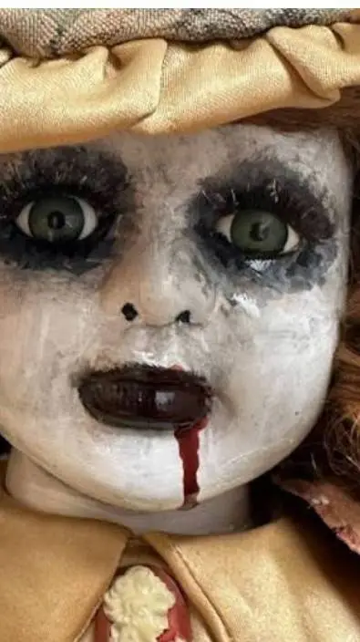 ai character: creepy doll background