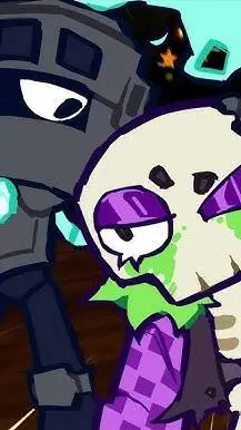 ai character: DWxHalloween event background