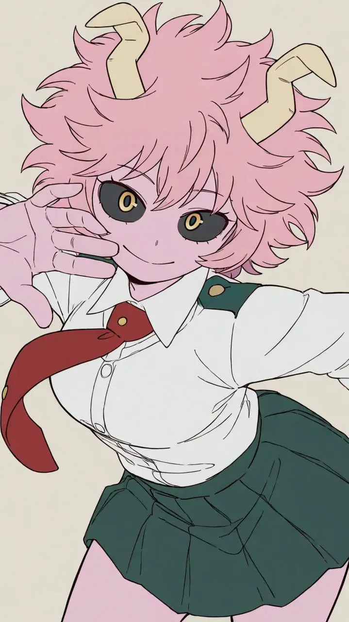 ai character: Mina Ashido background