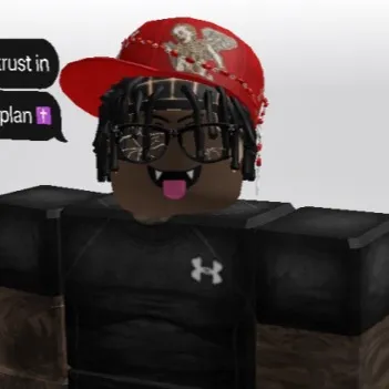chat with ai character: Black Roblox boy
