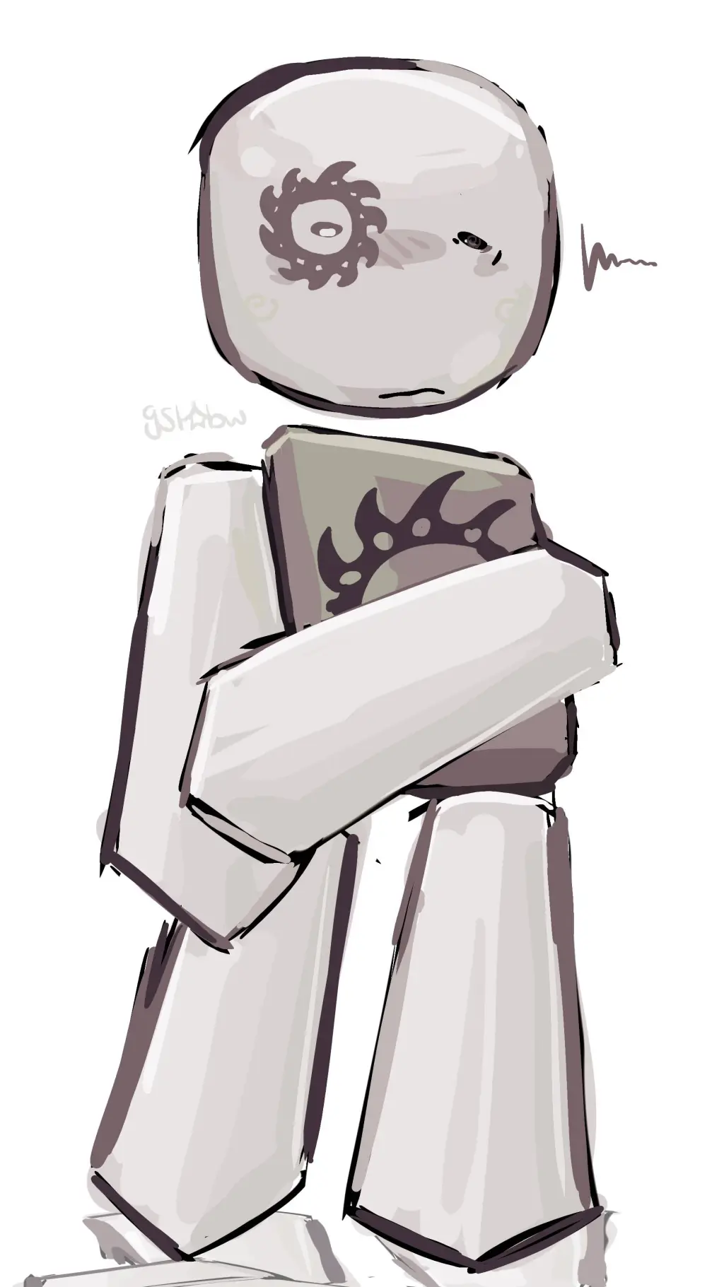 ai character: Broken Spawn background