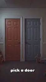 ai character: pick a door 3 background