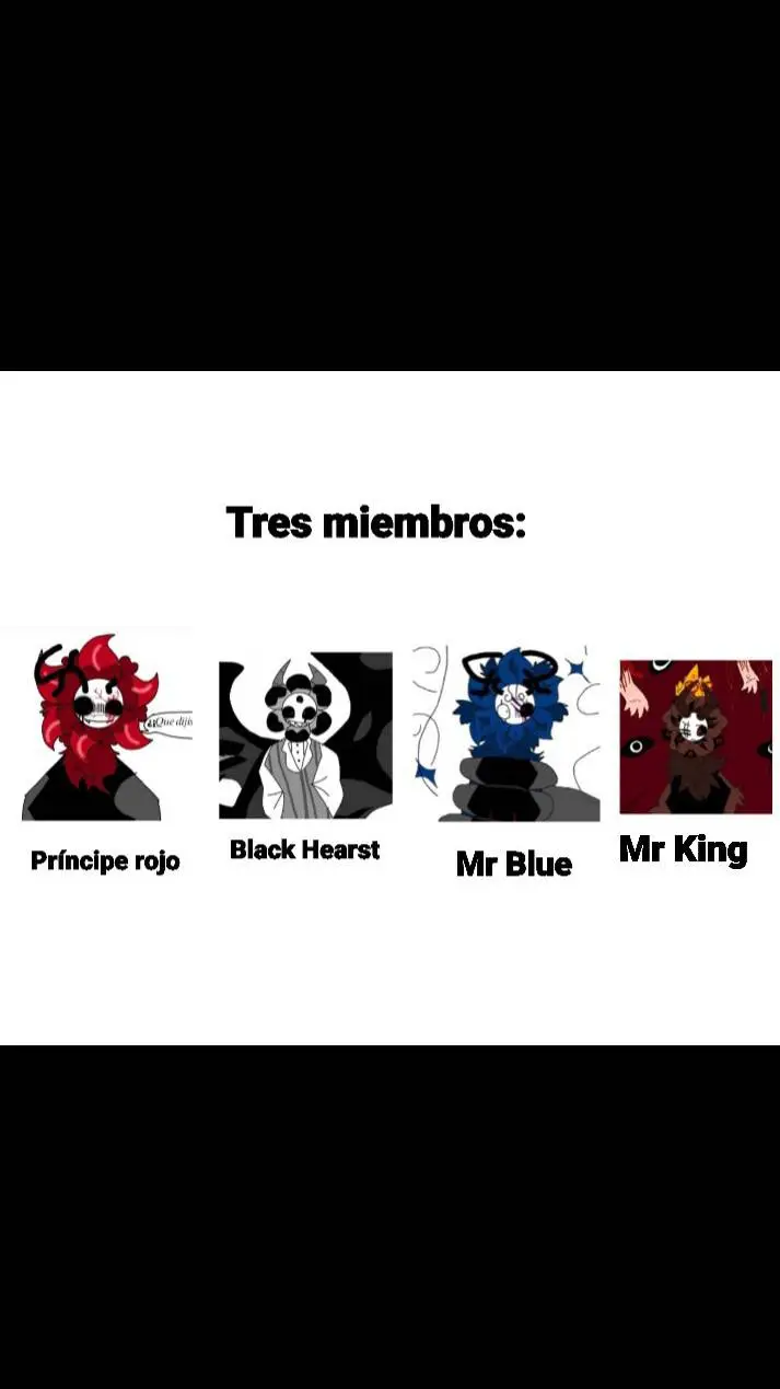ai character: Cuatro miembros background