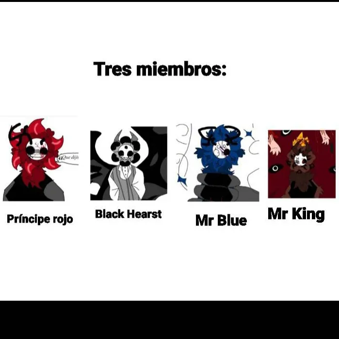 chat with ai character: Cuatro miembros