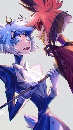 ai character: alastor 2p 💙🦌 background