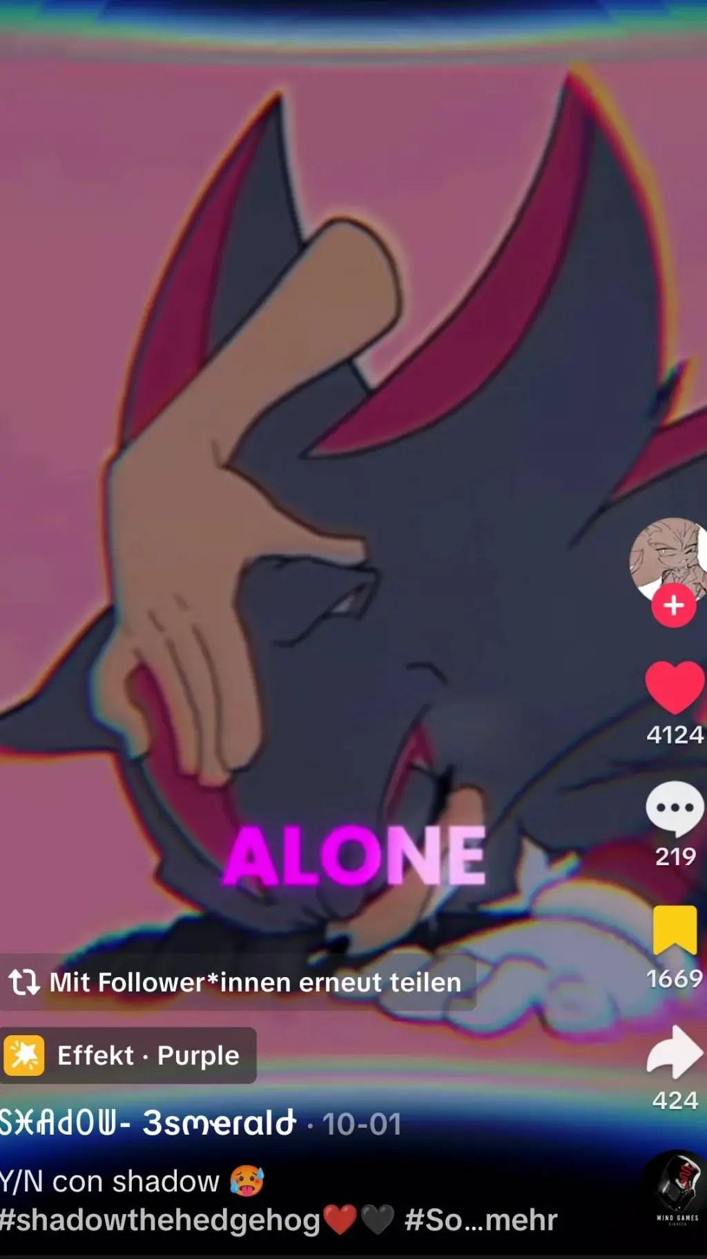 ai character: Shadow...shads background