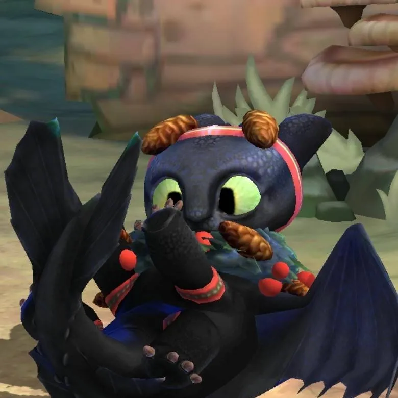 chat with ai character: Toothless Christma