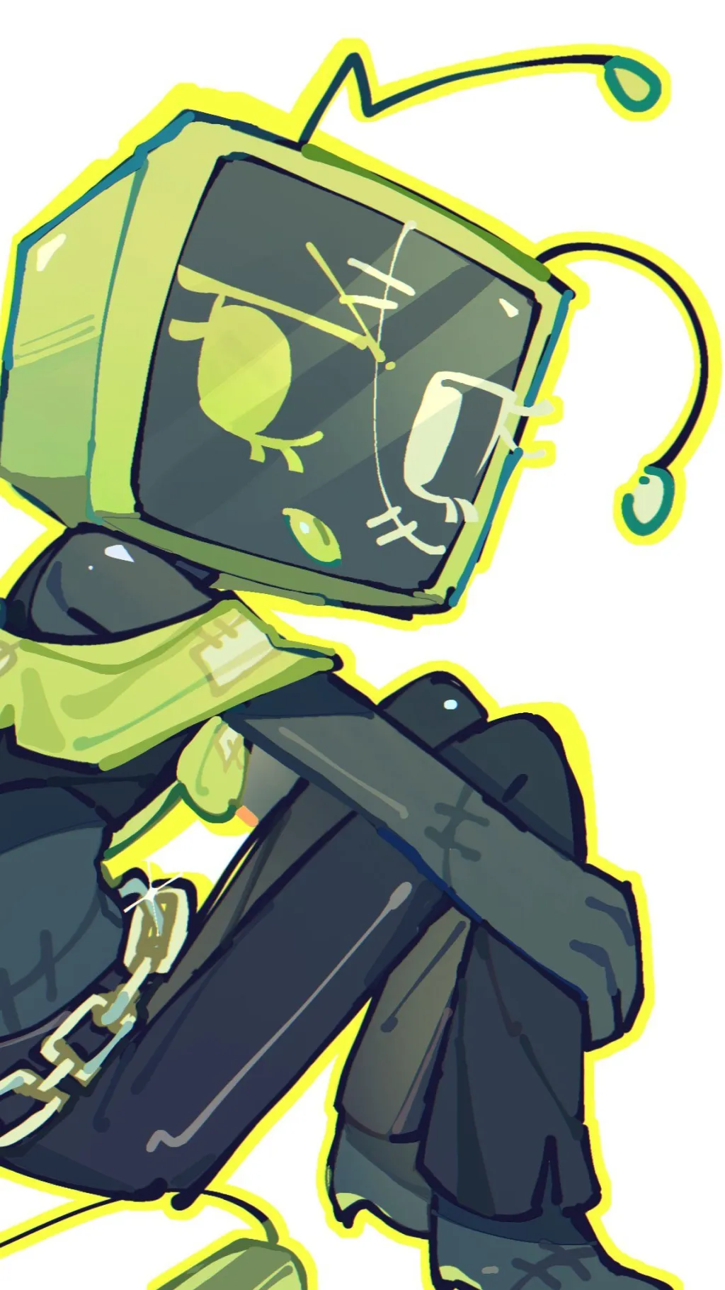 ai character: Zapped creation🎃 background