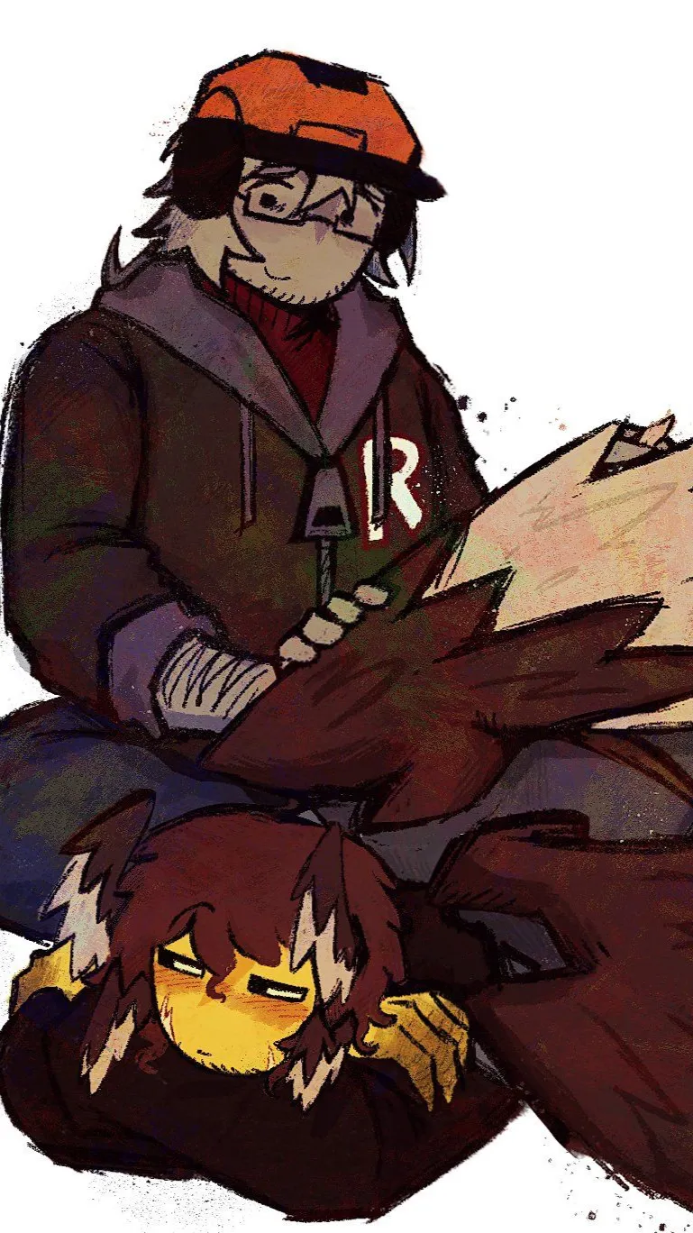 ai character: buildermon background