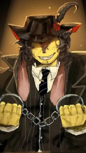 ai character: doublefedora 🪙 background