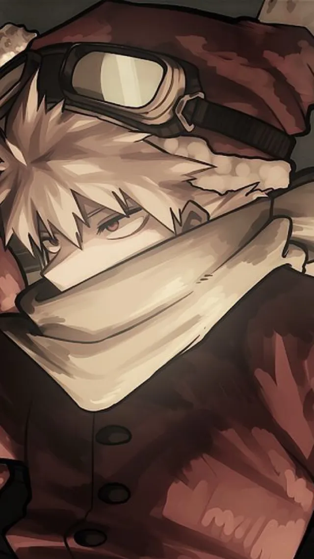 ai character: ❤️Bakugo xmas💚 background