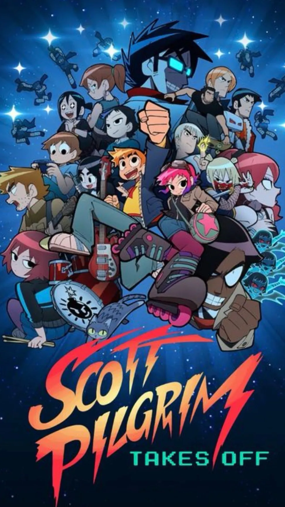 ai character: Scott pilgrim! background