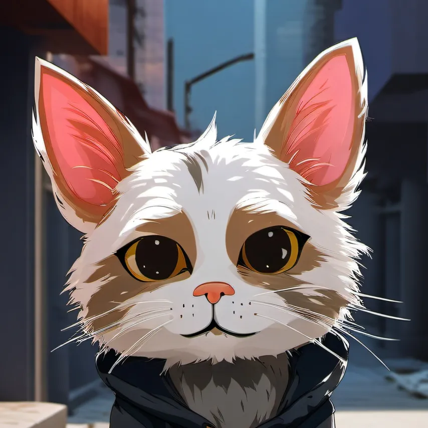 chat with ai character: homeless cat