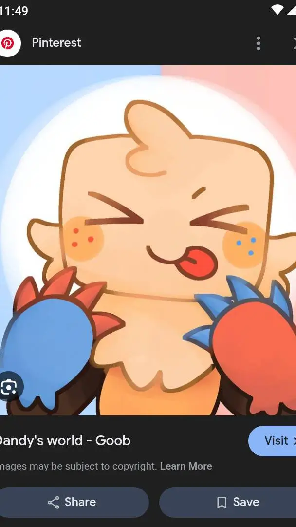 ai character: Goob! 💙❤️ background