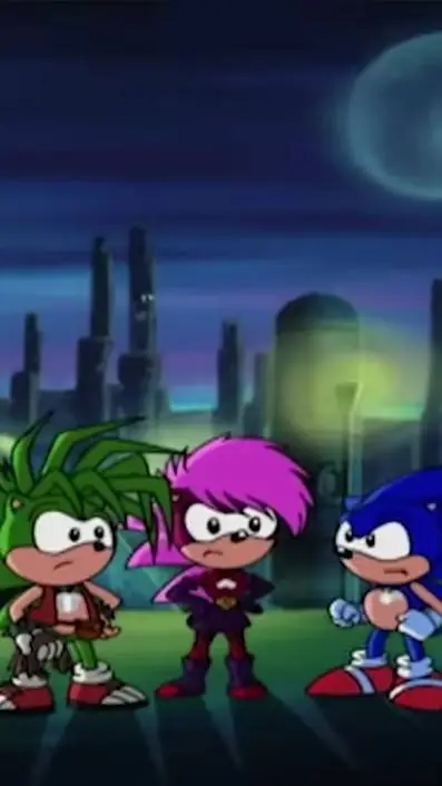ai character: Sonic Underground background