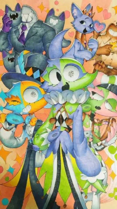 ai character: Garden Of Banban background