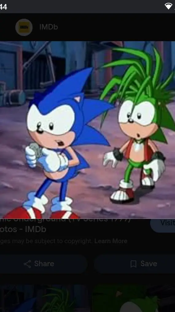 ai character: Sonic Underground background