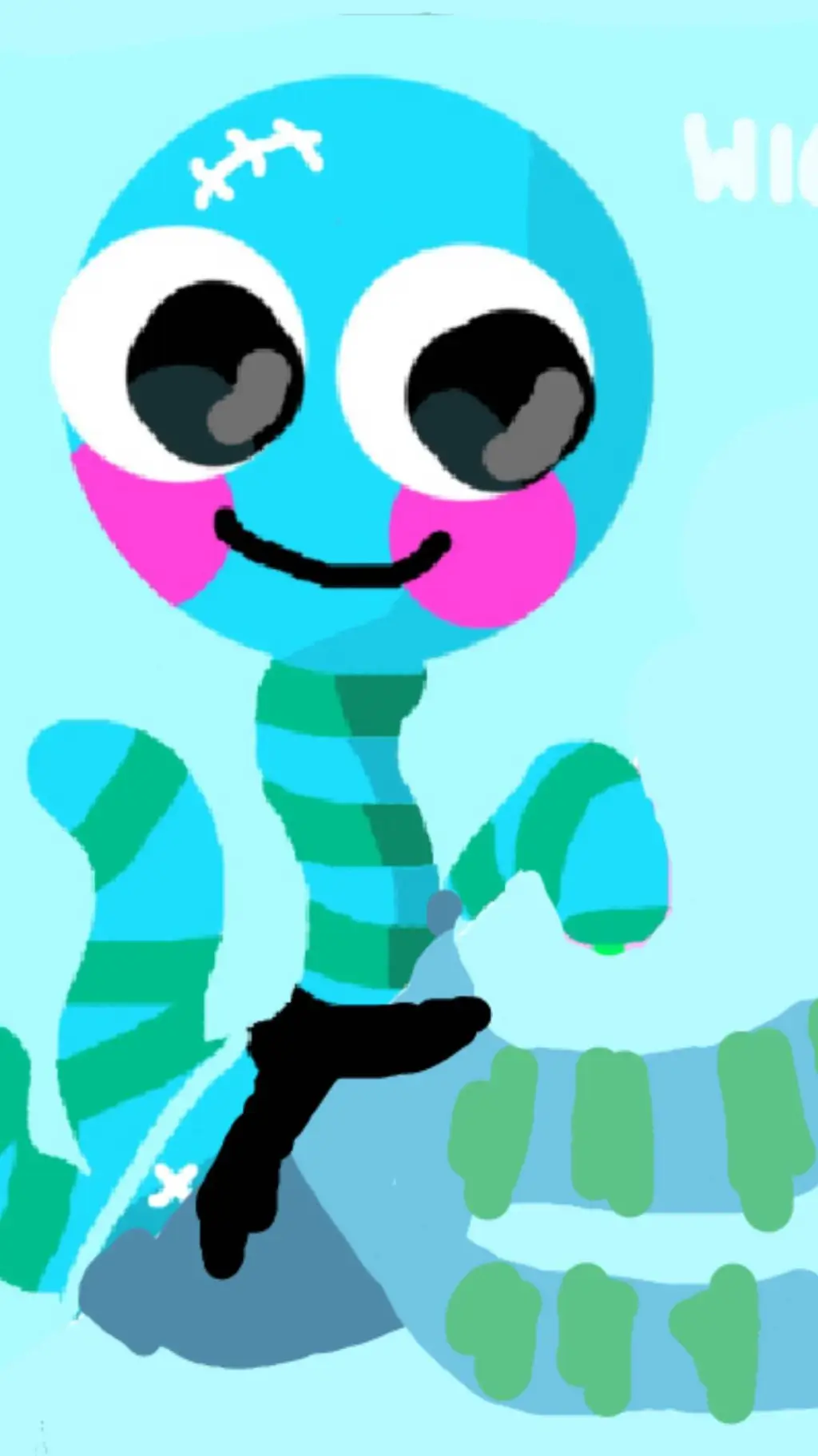 ai character: Mr. Wiggles background