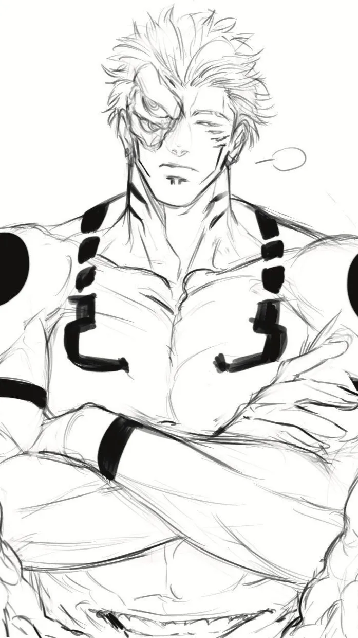 ai character: ★ Sukuna ★ background