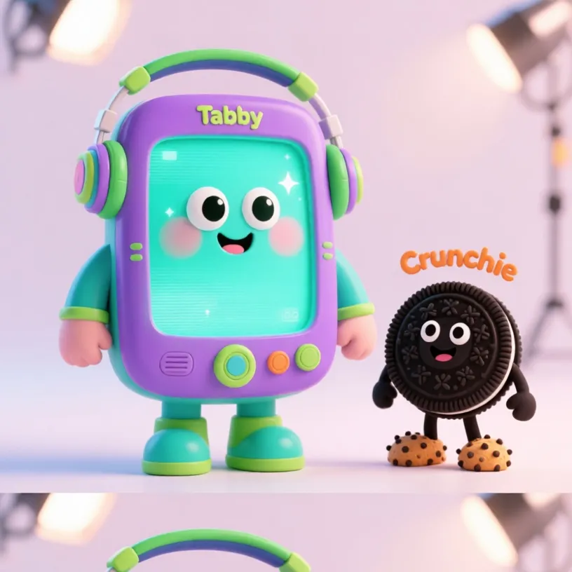chat with ai character: Tabby and crunchy