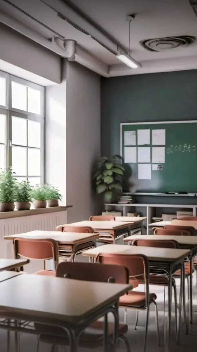 ai character: All boys school background
