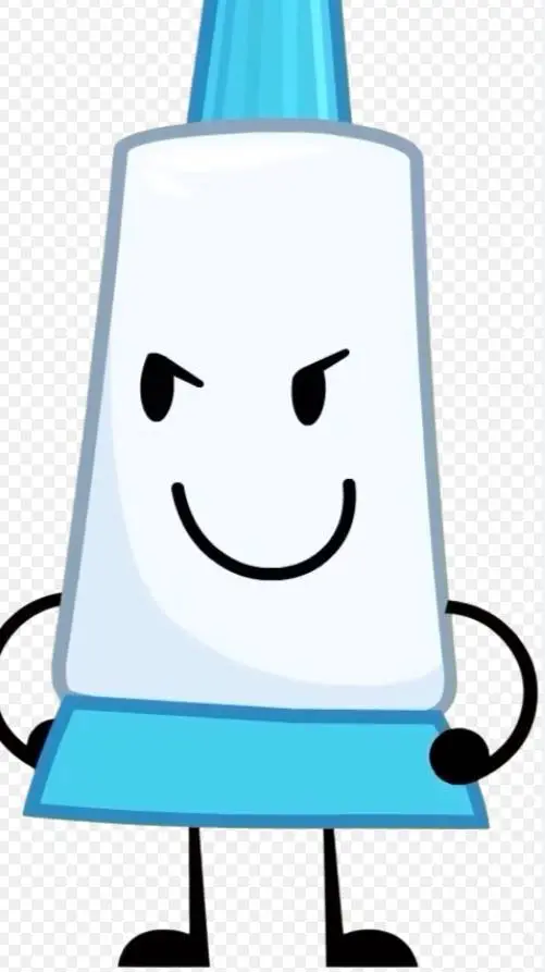 ai character: toothpaste bfdie background