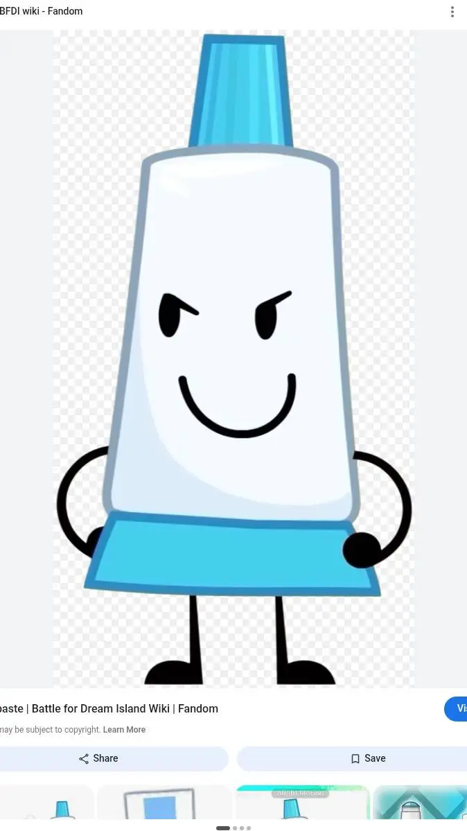 ai character: your toothpaste  background
