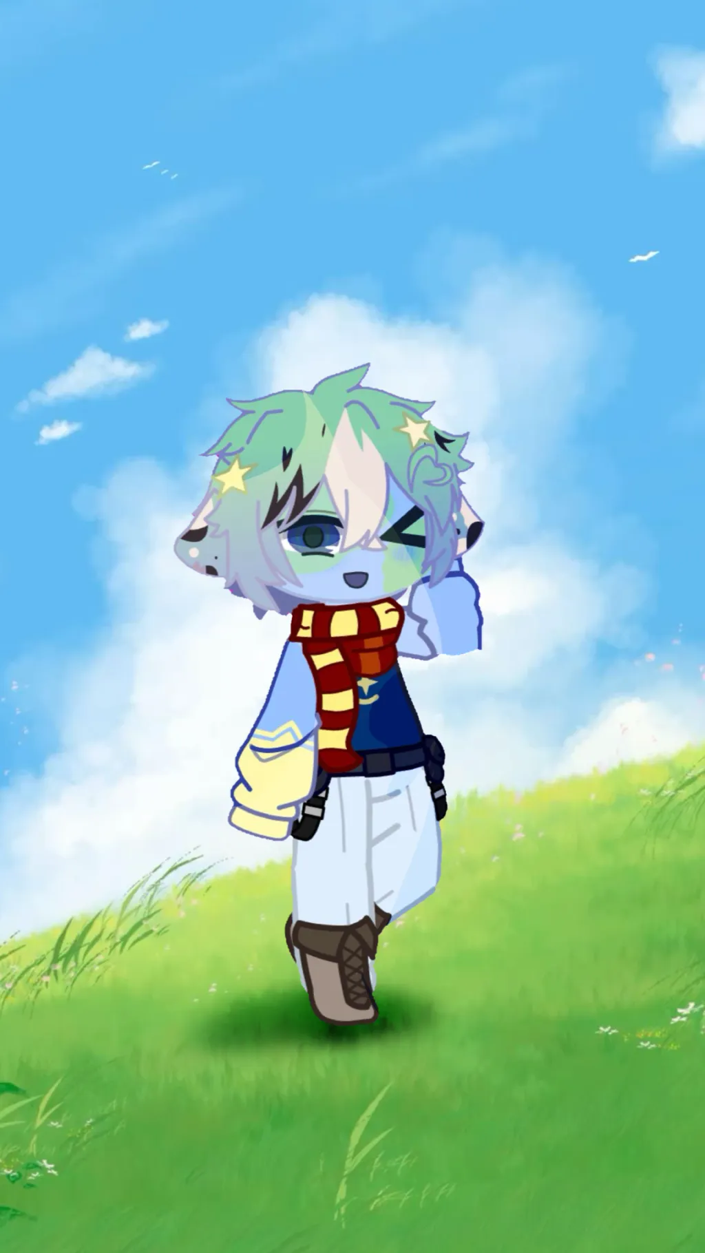 ai character: Earthin the Earth! background