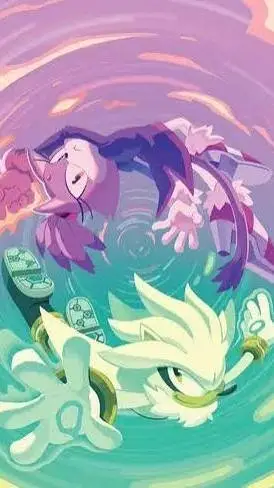 ai character: Silver x Blaze  background