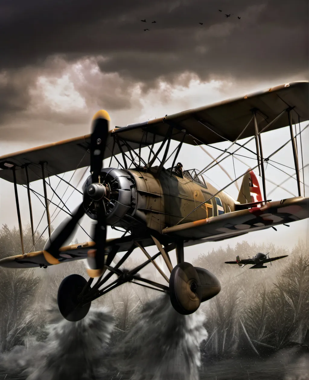 chat with ai character: World War 1 Plane