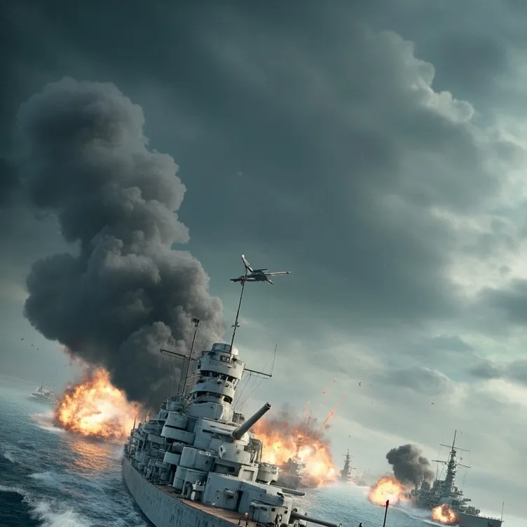 chat with ai character: WW1 Ship Battle 