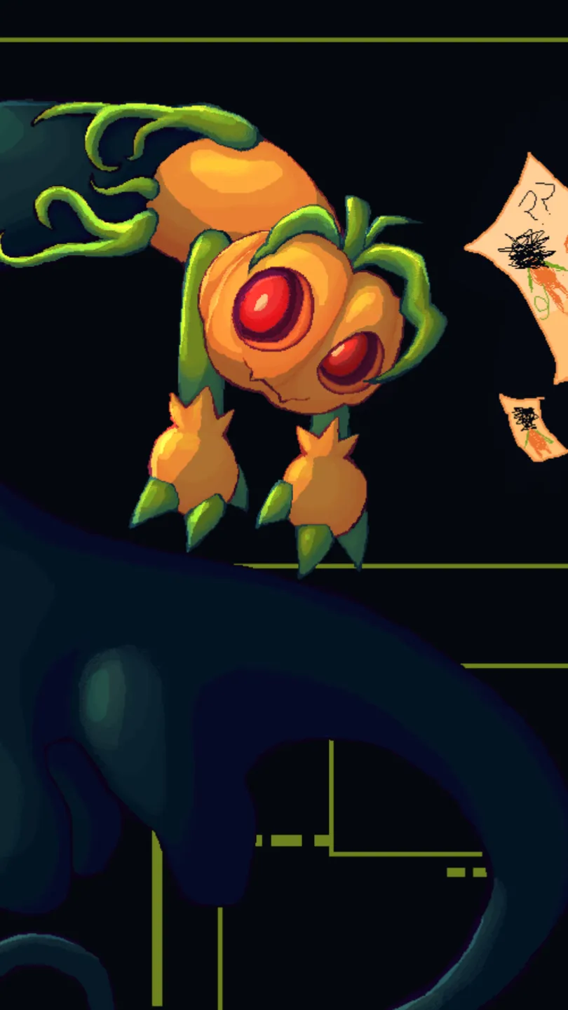 ai character: Ful twisted gourdy background
