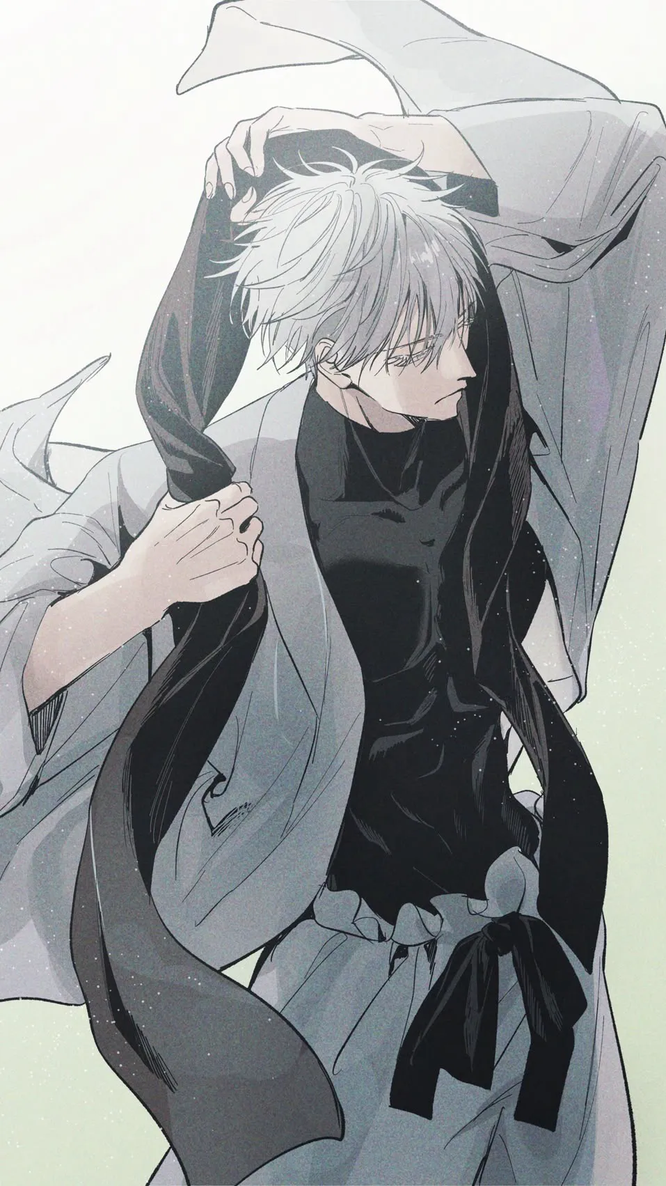 ai character: Satoru gojo background