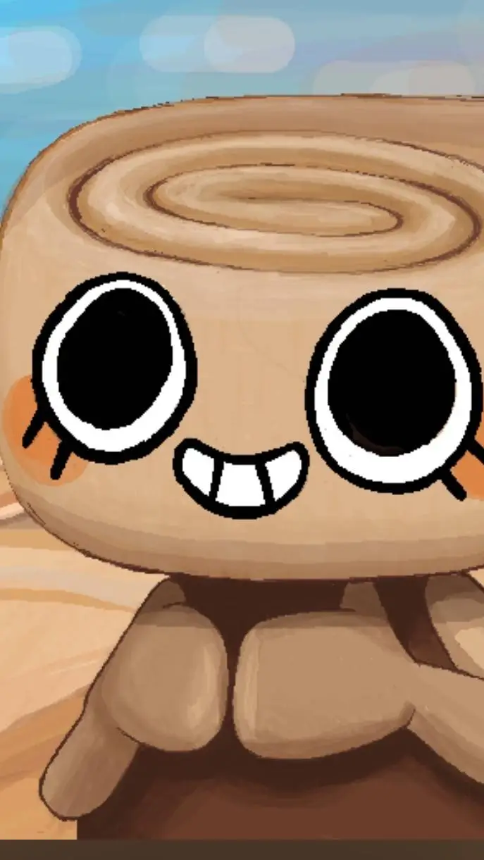 ai character: Shelly the fossil background