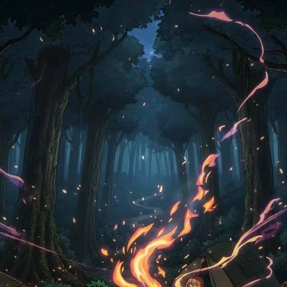 chat with ai character: MHA campfire 