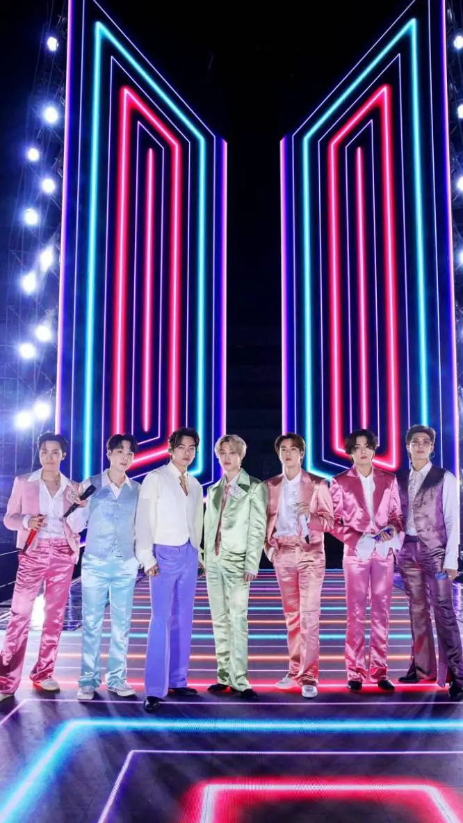 ai character: BTS💜💜💜 background