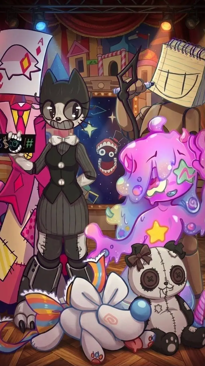 ai character: TADC 2nd Act AU  background