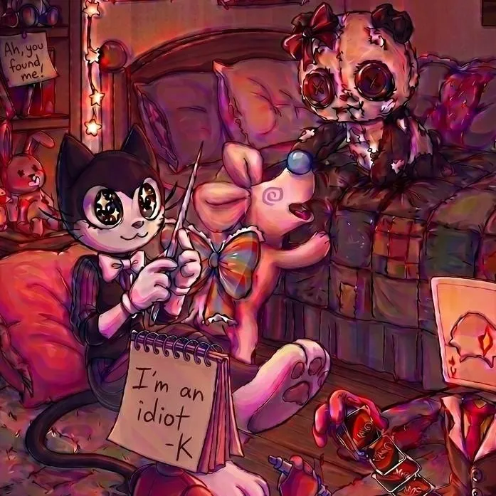 chat with ai character: TADC SLEEPOVER AU 