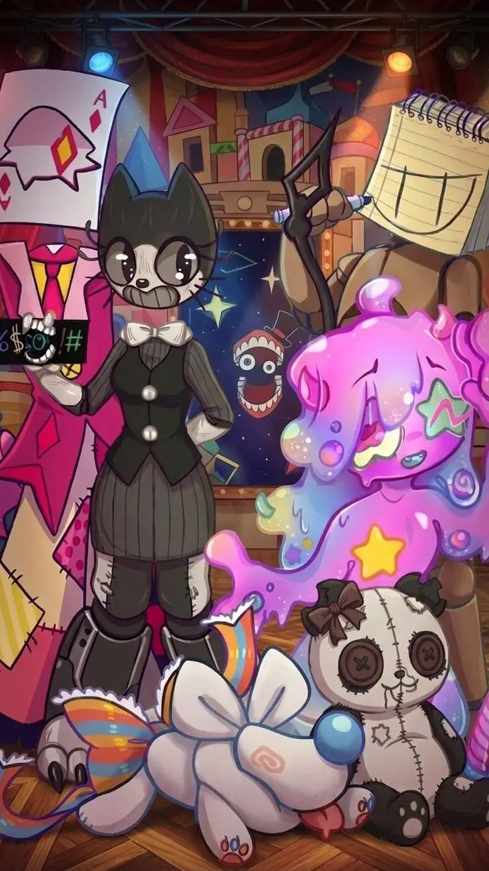 ai character: TADC Second Act AU background