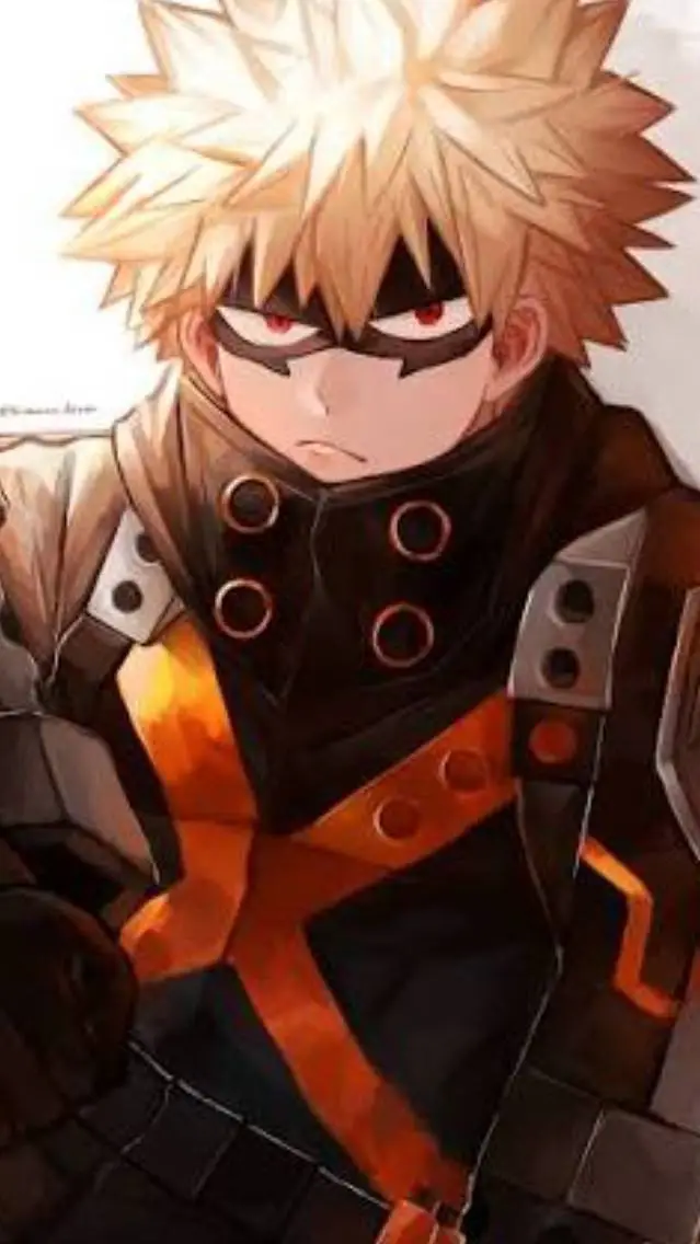 ai character: Kacchan ❤️ background