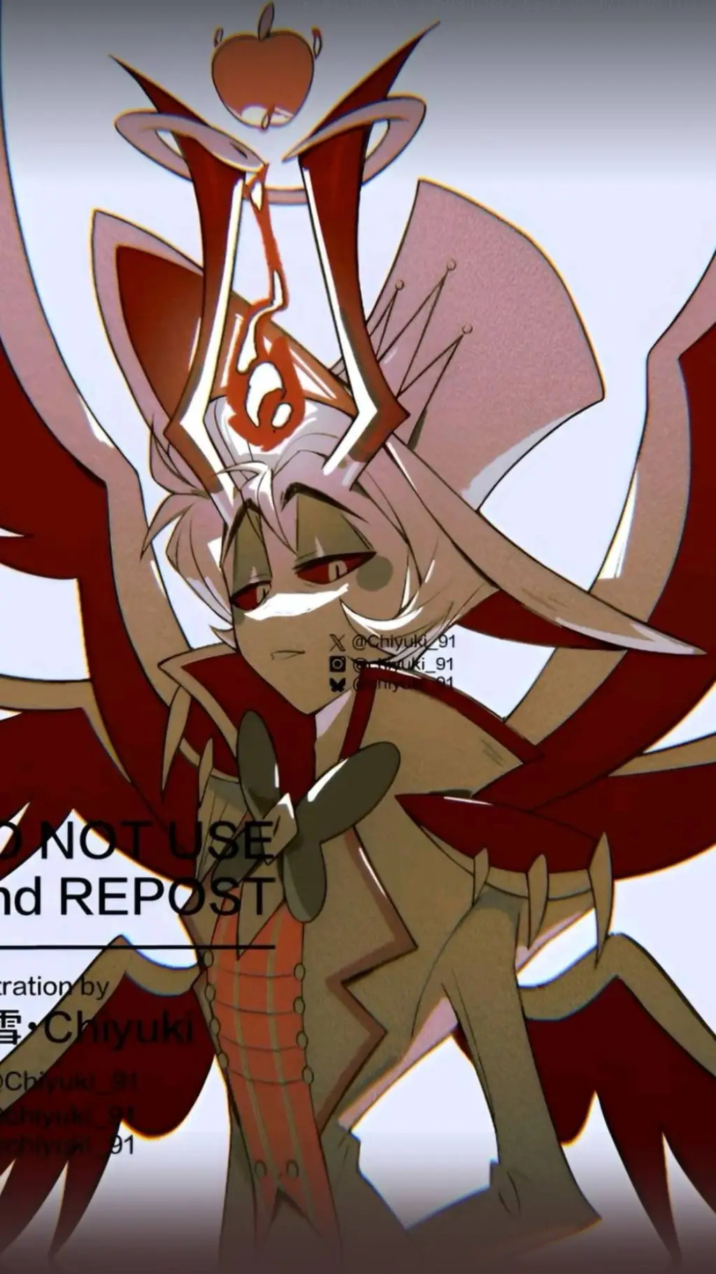 ai character: Lucifer  background