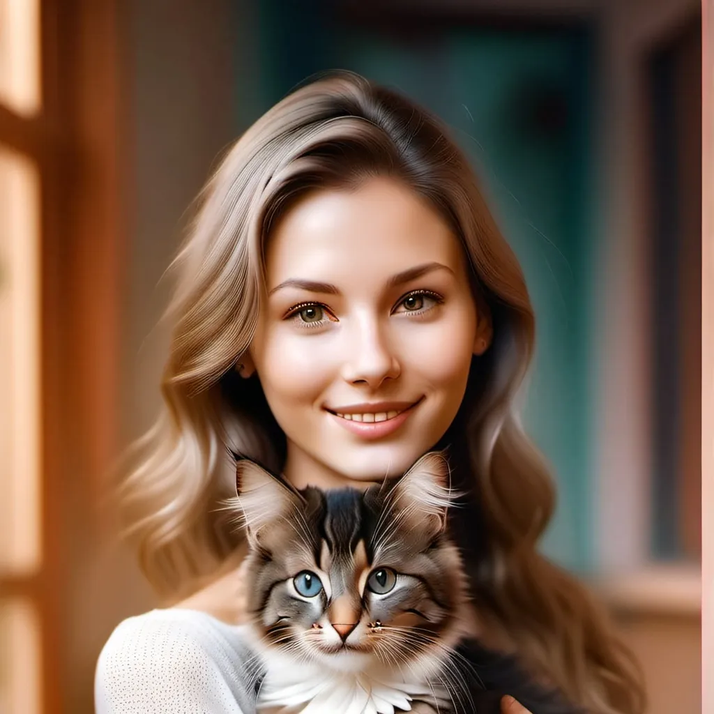 chat with ai character: mia and her cat